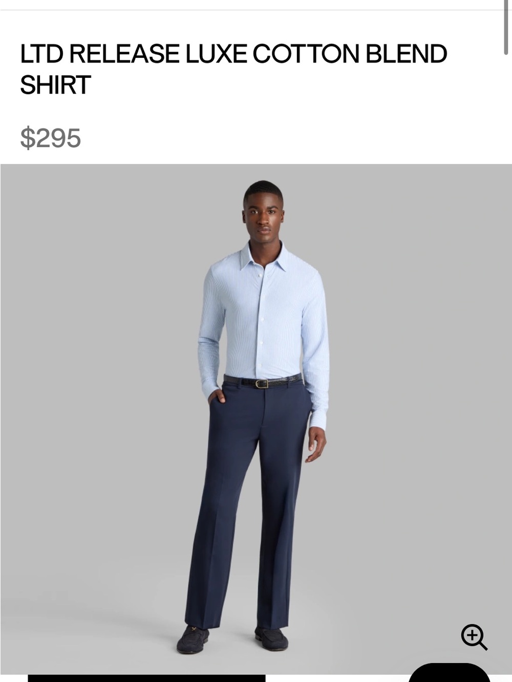 G/Fore Luxe Cotton Blend Shirt - Blue Stripe